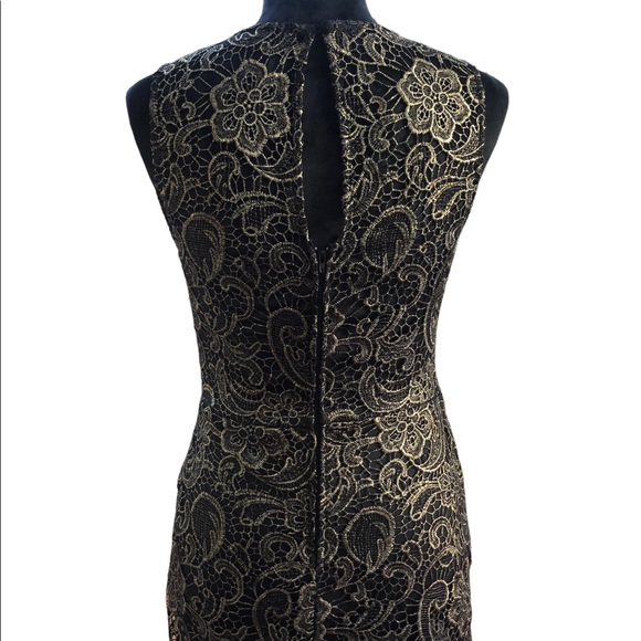 Bisou Bisou Tight Bodycon Little Black Lace Dress size 6 - Picture 13 of 15